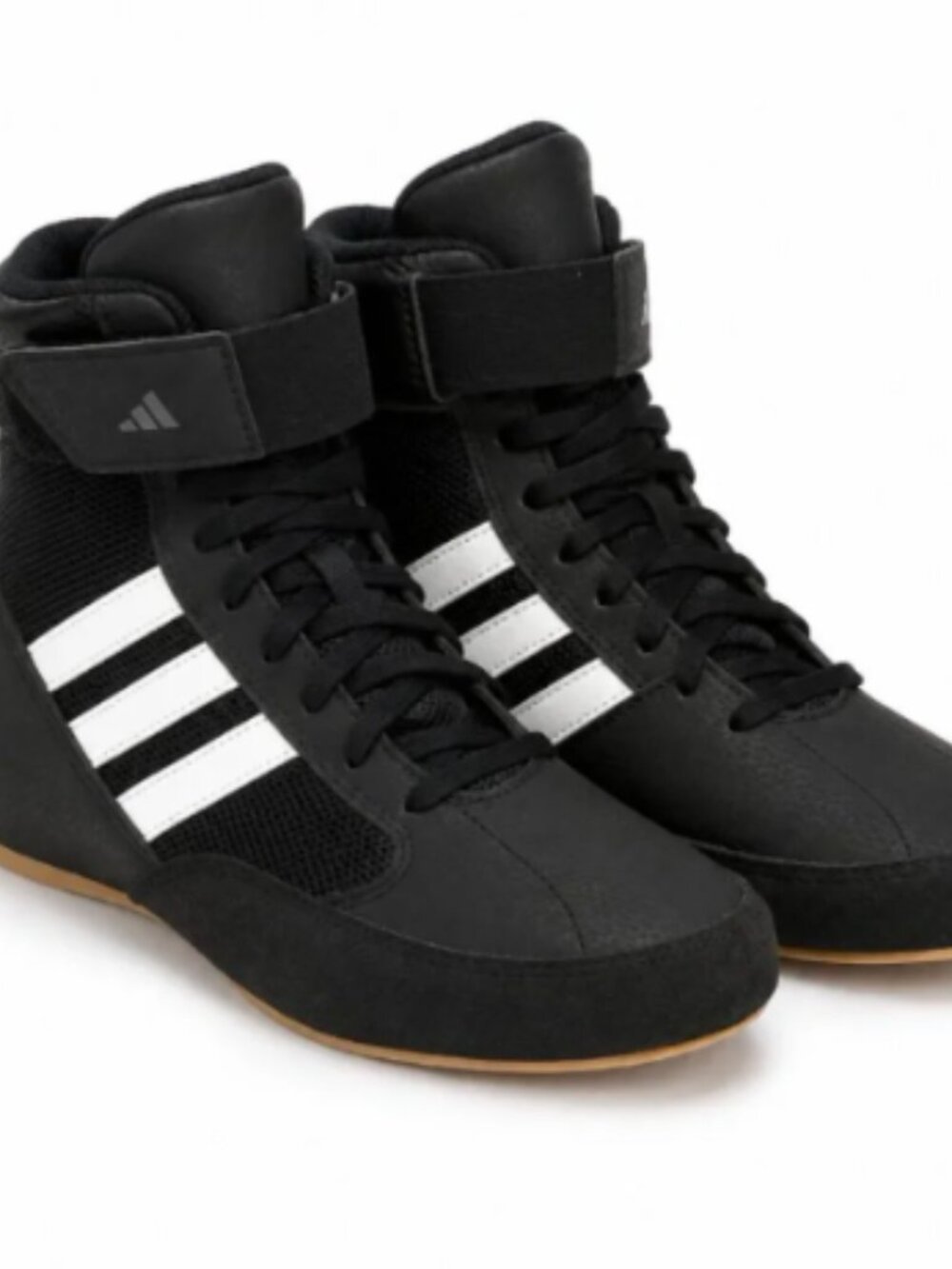 Adidas HVC 2 Black White Wrestling Boxing Shoes Men's 8
